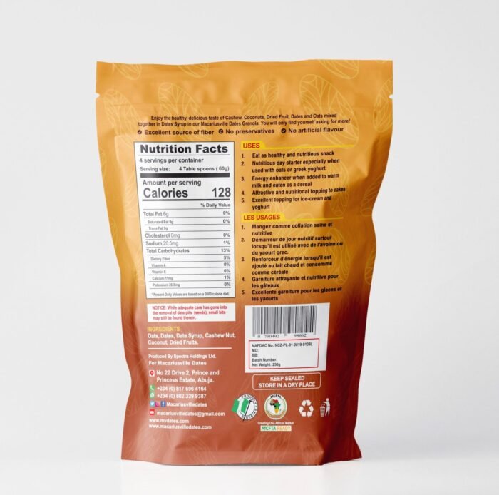 Date Granola (250g) - Image 2