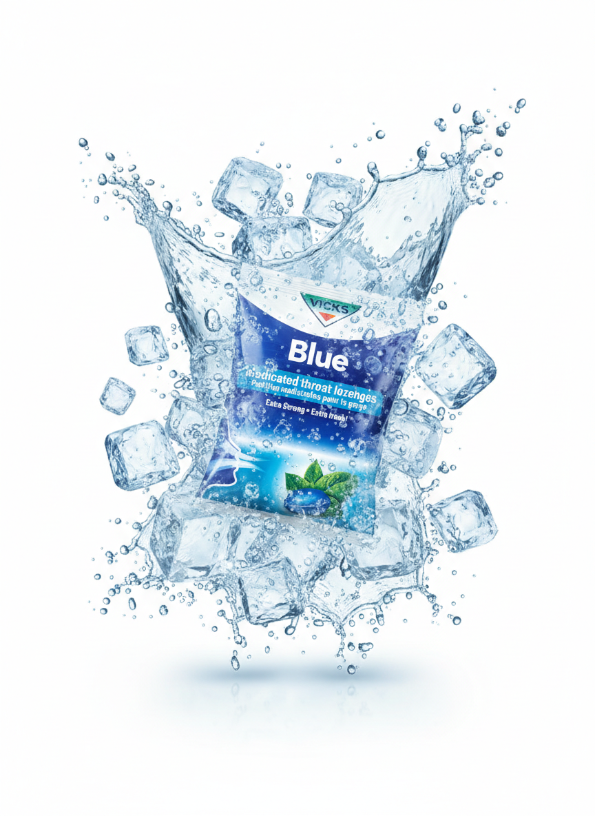 Vicks Baba Blue Menthol Lozenges - Classic Nigerian Cooling Candy - Image 4