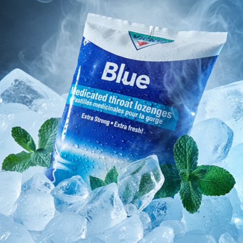 Vicks Baba Blue Menthol Lozenges - Classic Nigerian Cooling Candy