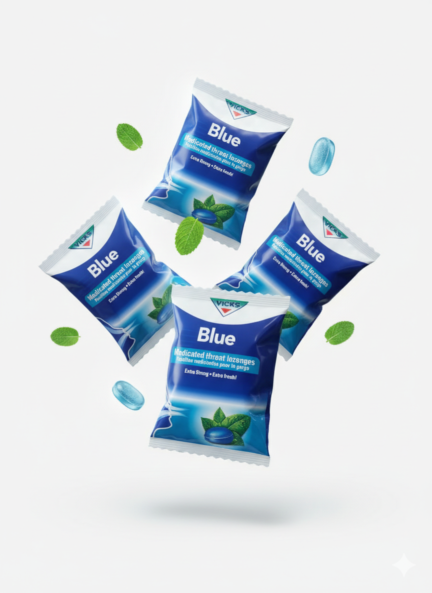 Vicks Baba Blue Menthol Lozenges - Classic Nigerian Cooling Candy - Image 5