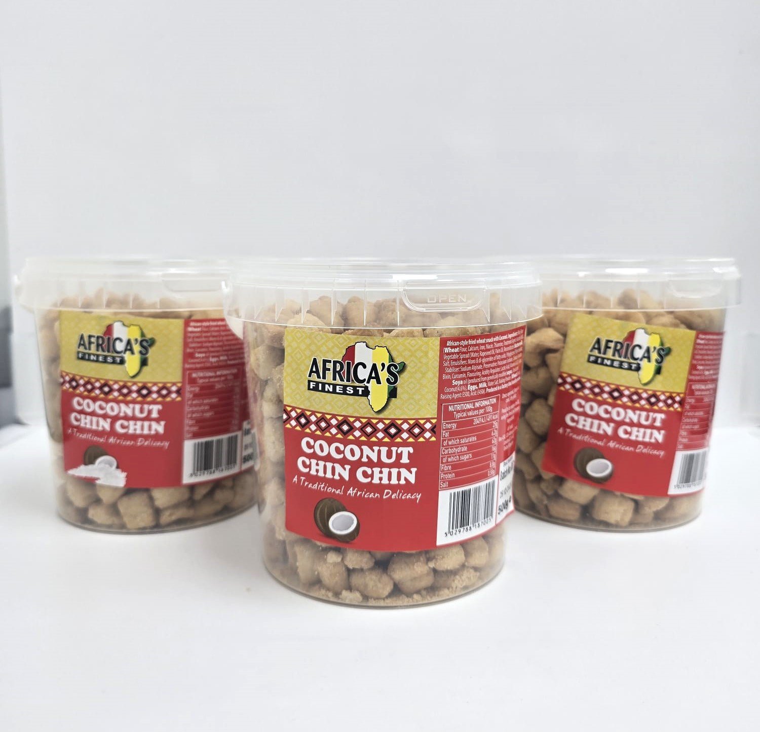 African Finest Coconut Chin Chin 500g