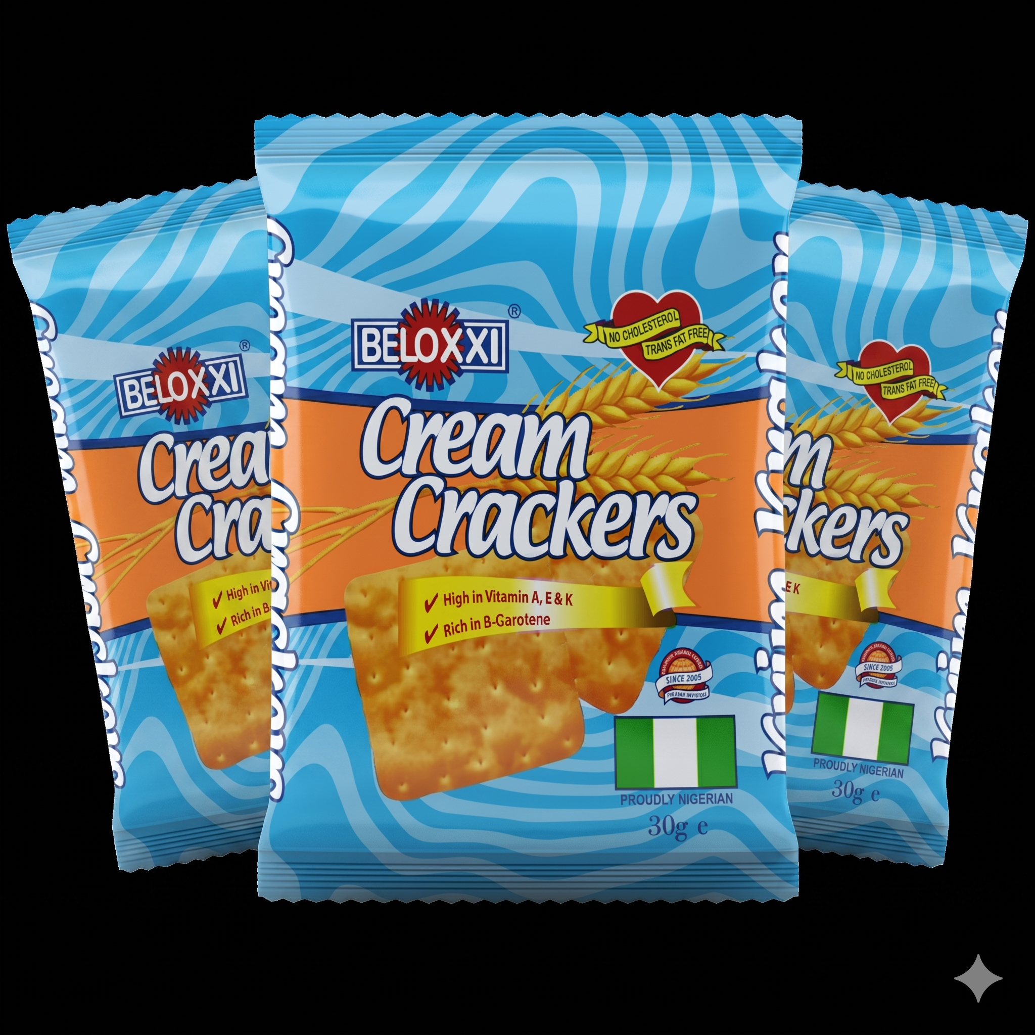 Beloxxi Cream Crackers (x3)
