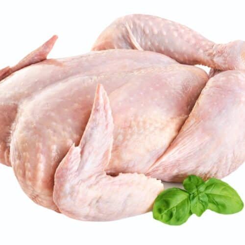 Frozen whole chicken