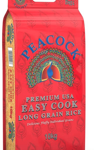 Peacook Easy Cook Long Grain Rice 10kg